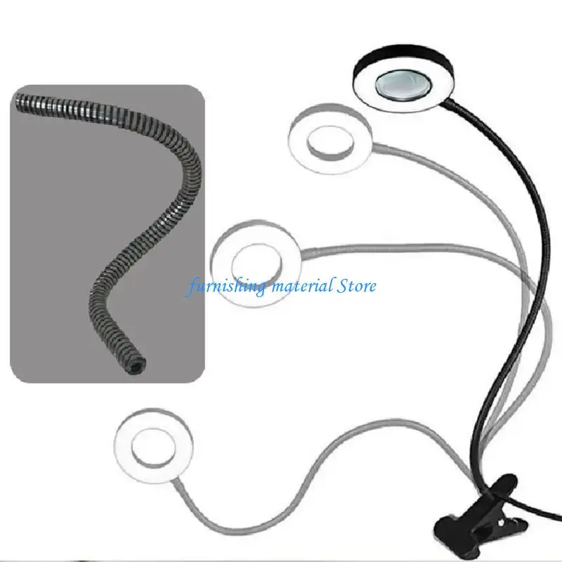 

Y5GD Clamps On Magnifiers Light 3 Color Temperature Flexible Arm for Detailed Tasks