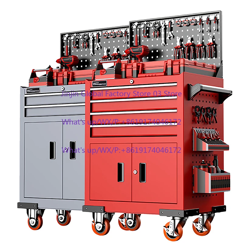 Auto Repair Mobile Drawer Tool  Tool Box Workshop Tool Cabinet Repair Trolley Box Parts Cabinet