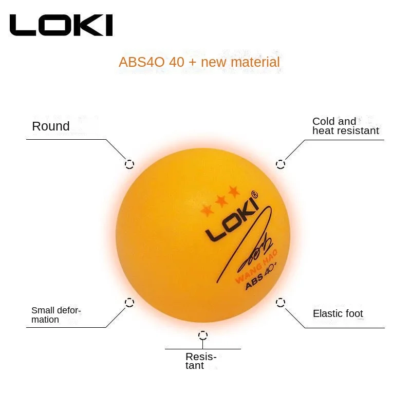 LOKI  Table Tennis Samsung Training Ball New Materials 40+Durable Match Professional