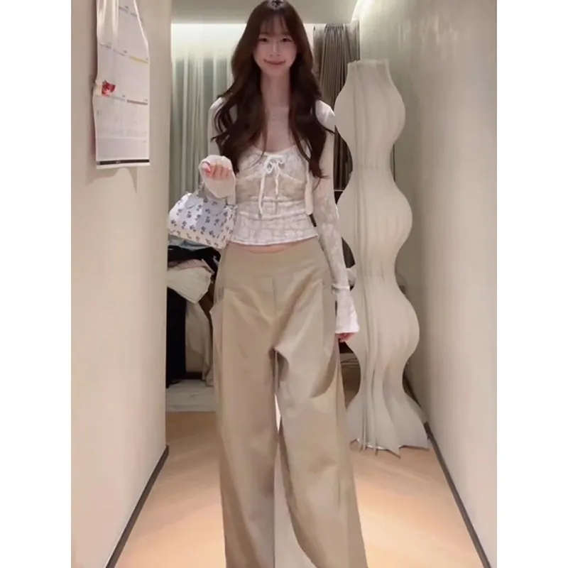 

Брюки женские в стиле хип-хоп, женские летние хлопковые и льняные Altgoth, забавные граффити, маркированные панели, пояса, ленты, решетчатая уличная одежда для поездок на работу