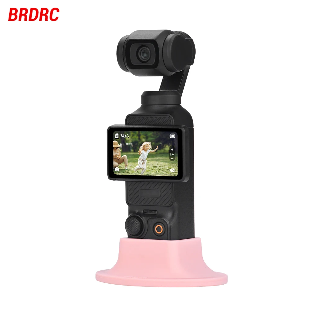 BRDRC Silicone Dock Desktop Base for DJI Osmo Pocket 3 Sport Camera Anti-skid Fixed Extension Base Stand Gimbal Accessories