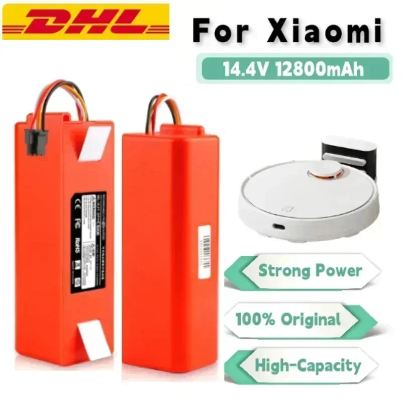 Original 9800mAh BRR-2P4S-5200S Robotic Vacuum Cleaner Replacement Battery For Xiaomi Roborock S55 S60 S65 S50 S51 S5 MAX S6