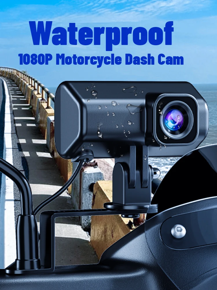 AliExpress 1080P HD Motorcycle Driving Dash Cam DVR Camcorder Mountain Electric Bike Bicycle Motorcycle Helmet Camera Outdoor Black Box