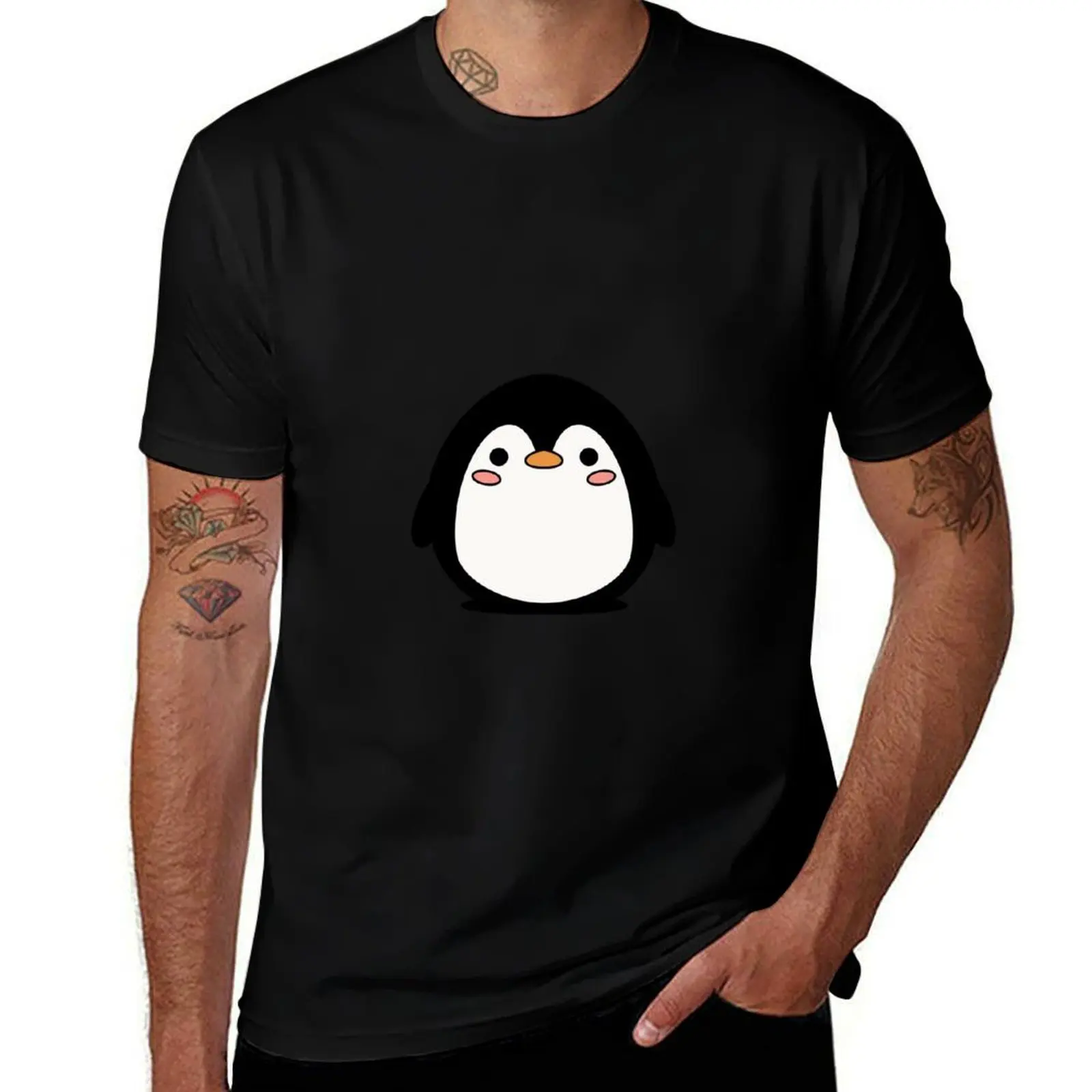 

Penguin T-Shirt funny meme t-shirts fashion shirts graphic shirts men tshirt