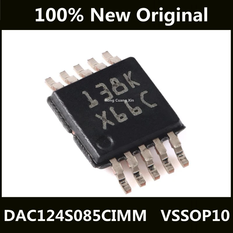 New Original DAC124S085CIMM X66C MSOP-10 Data Acquisition Digital To Analog Converter Chip IC