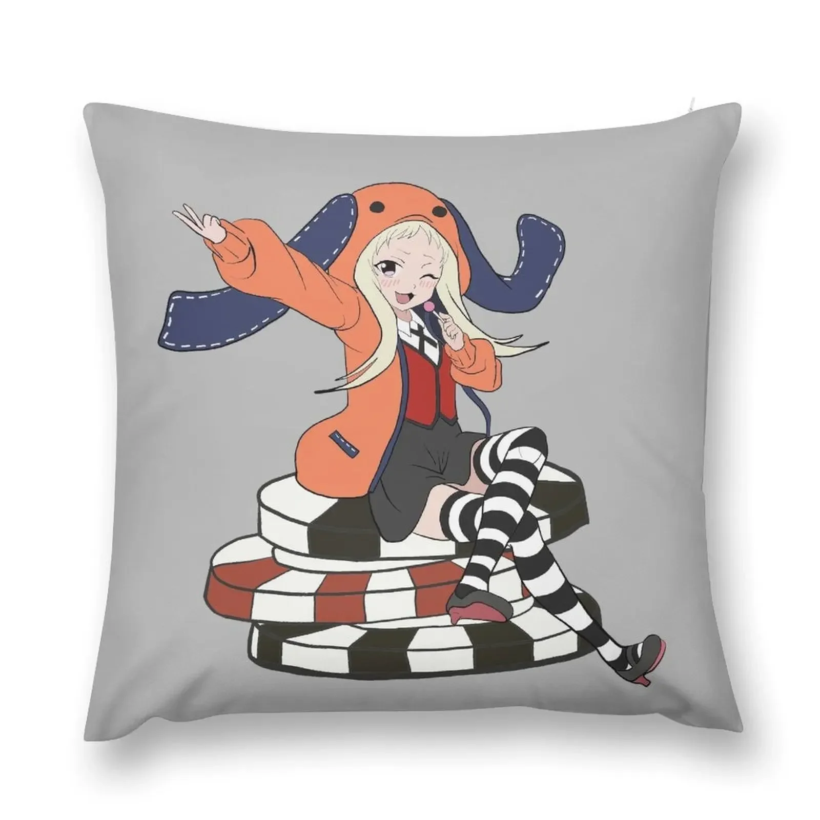 

Kakegurui - Runa Yomozuki Throw Pillow Cushion Child Cusions Cover Cushions Cover christmas decorations 2025 pillow