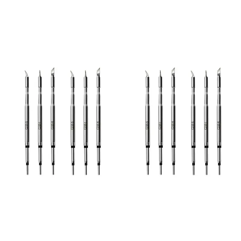 

Набор из 12 сменных наконечников для пайки YFYS C210, совместимые с T1 Max, C210-K/I/Is, для паяльников