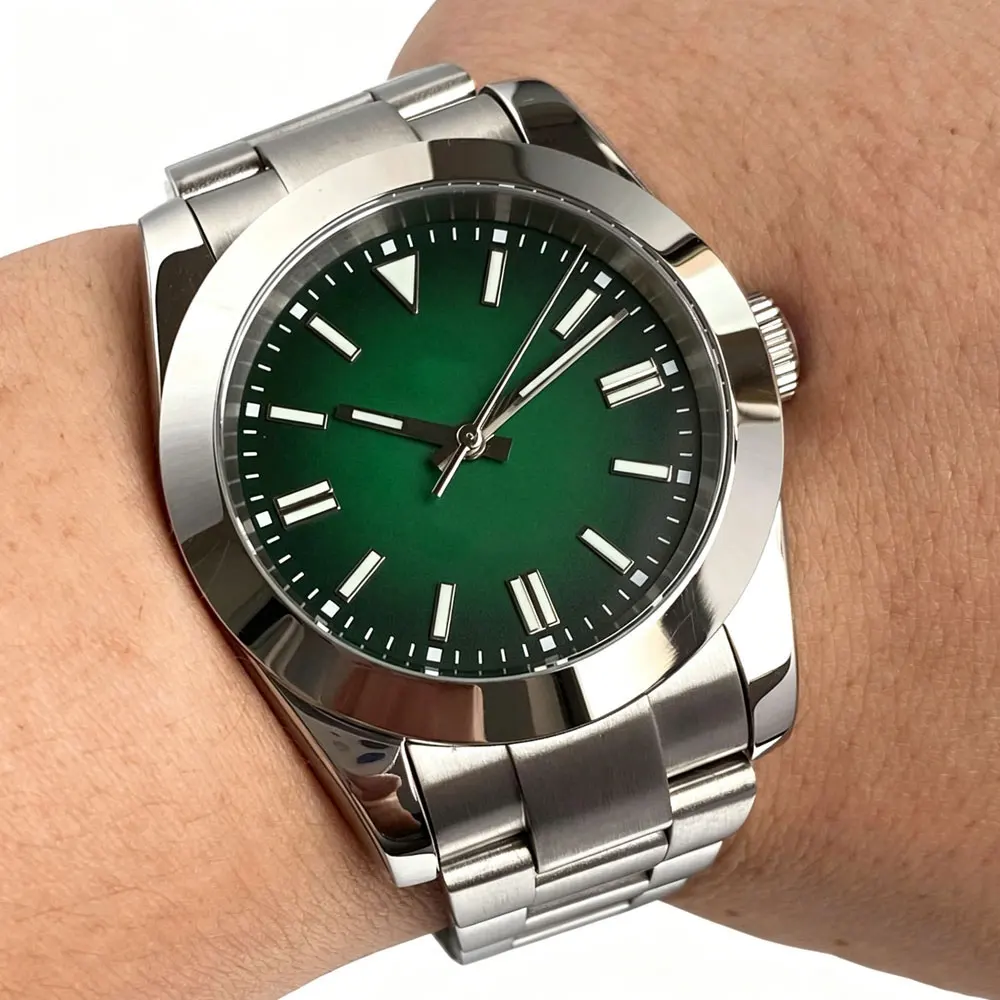 Tandorio Fashion 36/39mm Sapphire Glass 20ATM Stainless Steel Luminous Automatic Miyota8215 Asia2824 Men Mechanical Wristwatch