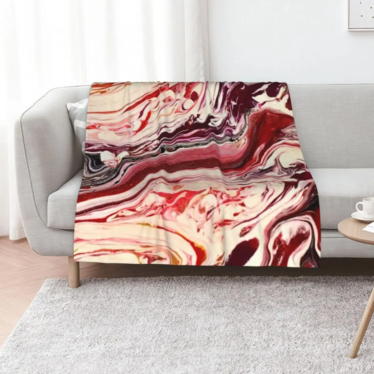 

Liquid Acrylic 2 Throw Blanket Bed covers Furrys Tourist Flannel Blankets