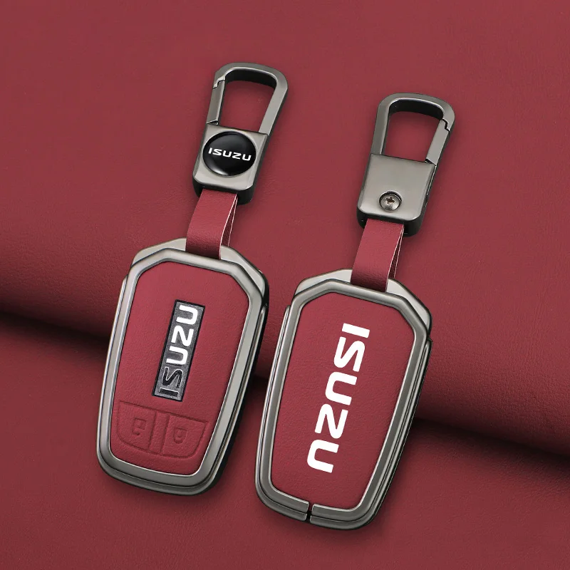 

Чехол для автомобильного ключа из цинкового сплава, держатель для Isuzu D-max Mu-x Mux Truck DMax 2015 2016 2017 2018 2019 2020, защитный аксессуар
