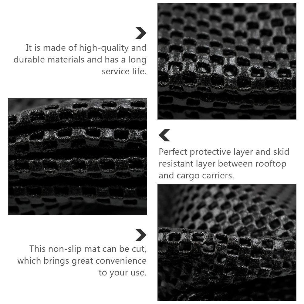 

1pc Non Slip PVC Foam Mesh Car Roof Protective Dashboard Anti Skid Car Roof Pad Mats Cargo Carriers Cuttable Trunk Pad