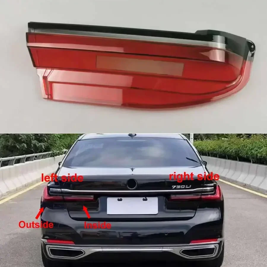 For BMW 7 Series G11 G12 2019 2020 2021 Rear Inner Taillight Shell Tail Lamp Cover Brake Lights Mask Auto Replacement Parts