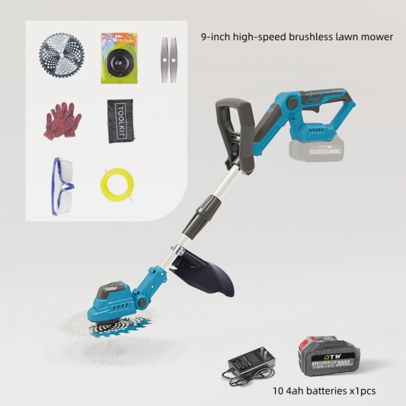

9-Inch Brushless Lithium Battery High Power Lawn Mower 전식예초기 Desbrozadora Batería Podkaszarka Akumulatorowa Do Trawy 2025
