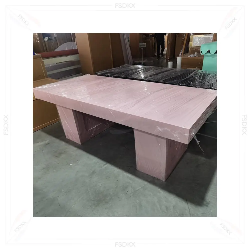 

FSDKX Factory New Design Banquet Event Rental PVC Table Wedding Bride and Groom Table Dining Table for Wedding