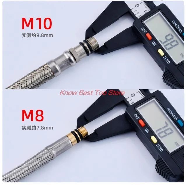 1PCS Telescopic And Pull-out Faucet Plug-in Hose Hittings Adapter Pipe Connector M15 M8 Single Head Pipe Inlet Pipe