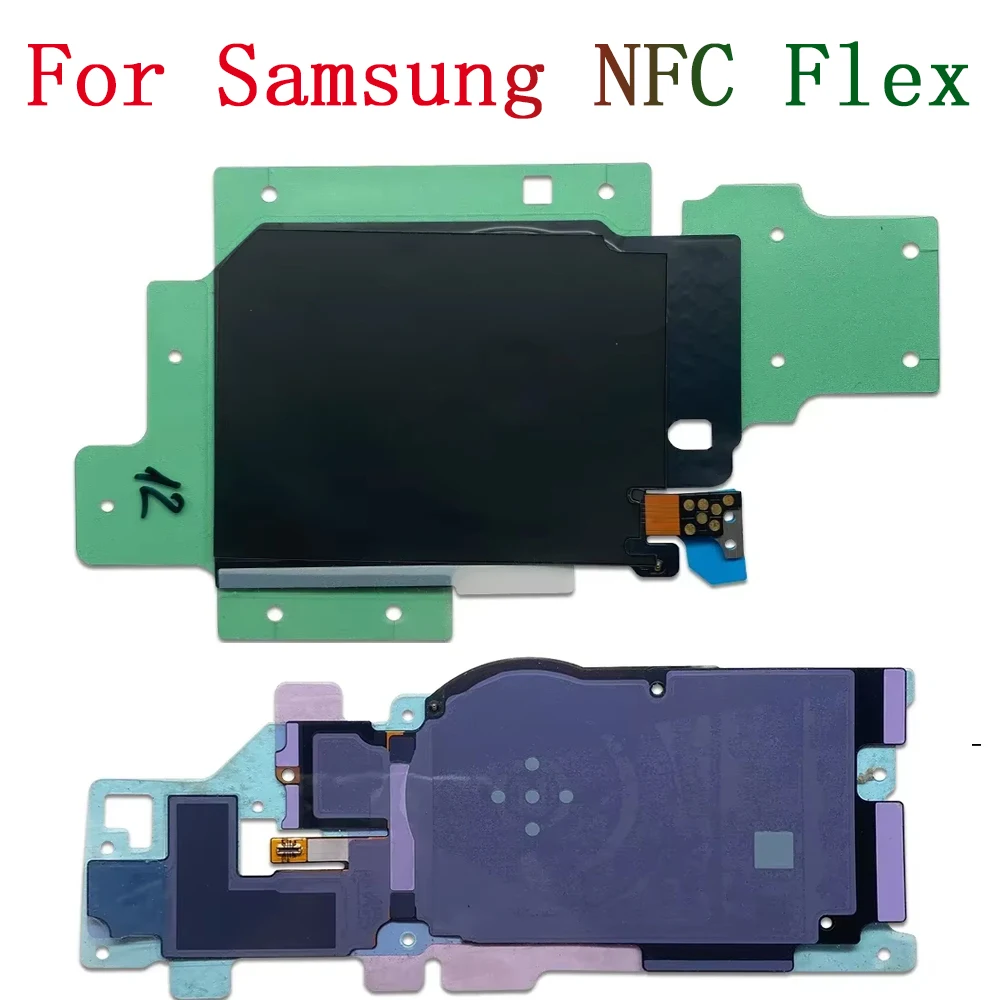1pcs NEW Wireless Charging Chip Coil NFC Flex Cable For Samsung S23 S22 S21 S20 Fe Plus Ultra