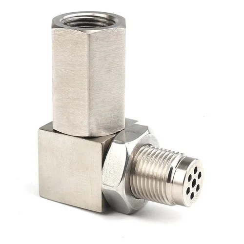 Imagen 1 del producto Accesorios de modificación de coche, conector adaptador de sensor de coche de 90 grados, sensor de oxígeno M18, conector de 90 grados para coche