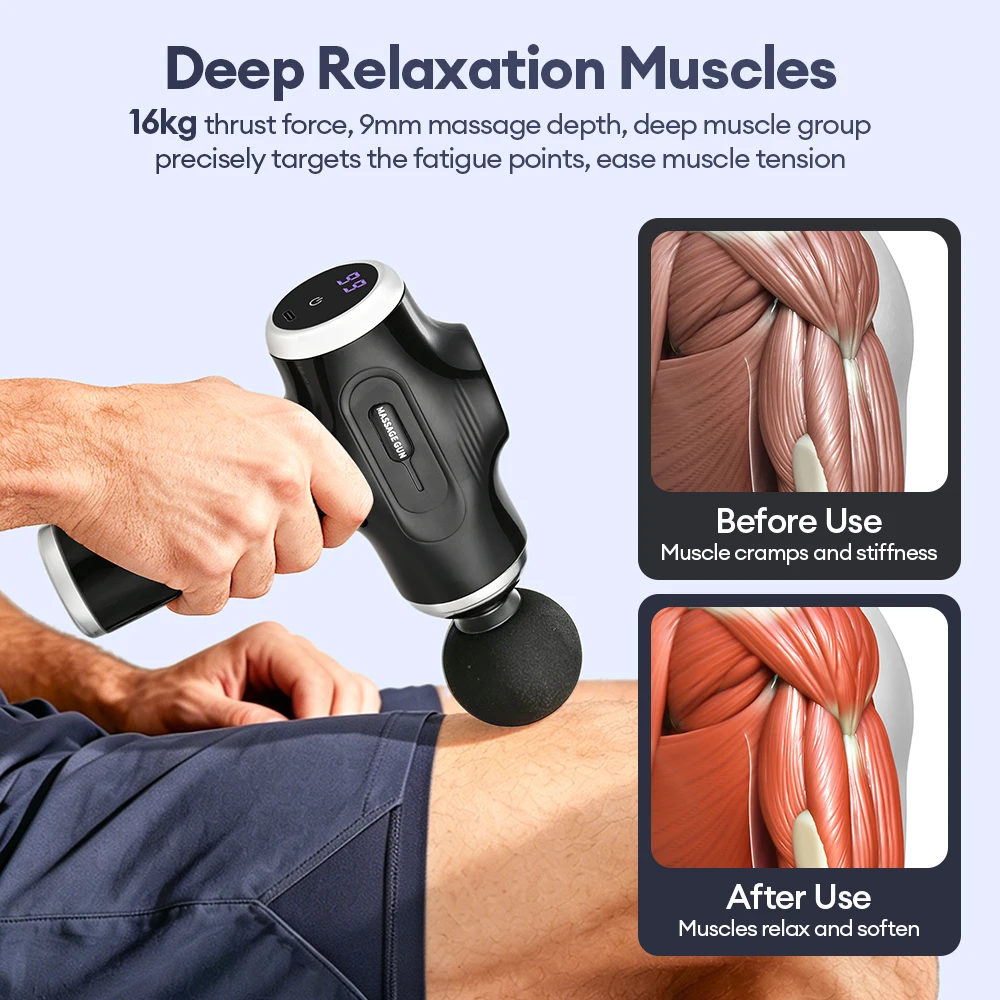 massage gun detail view