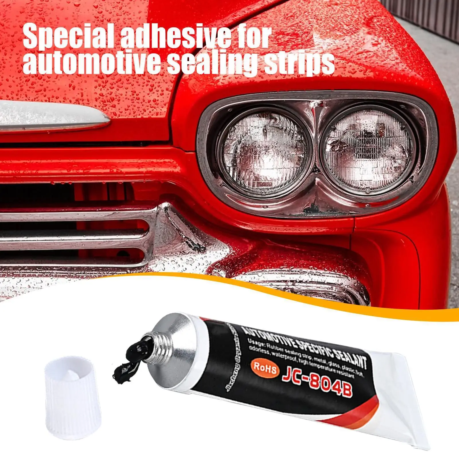 50/100ml  Automotive Gasket Sealant Car Engine Black High temperature resistance Sealant Car Engine Black Silicone-free Sealant