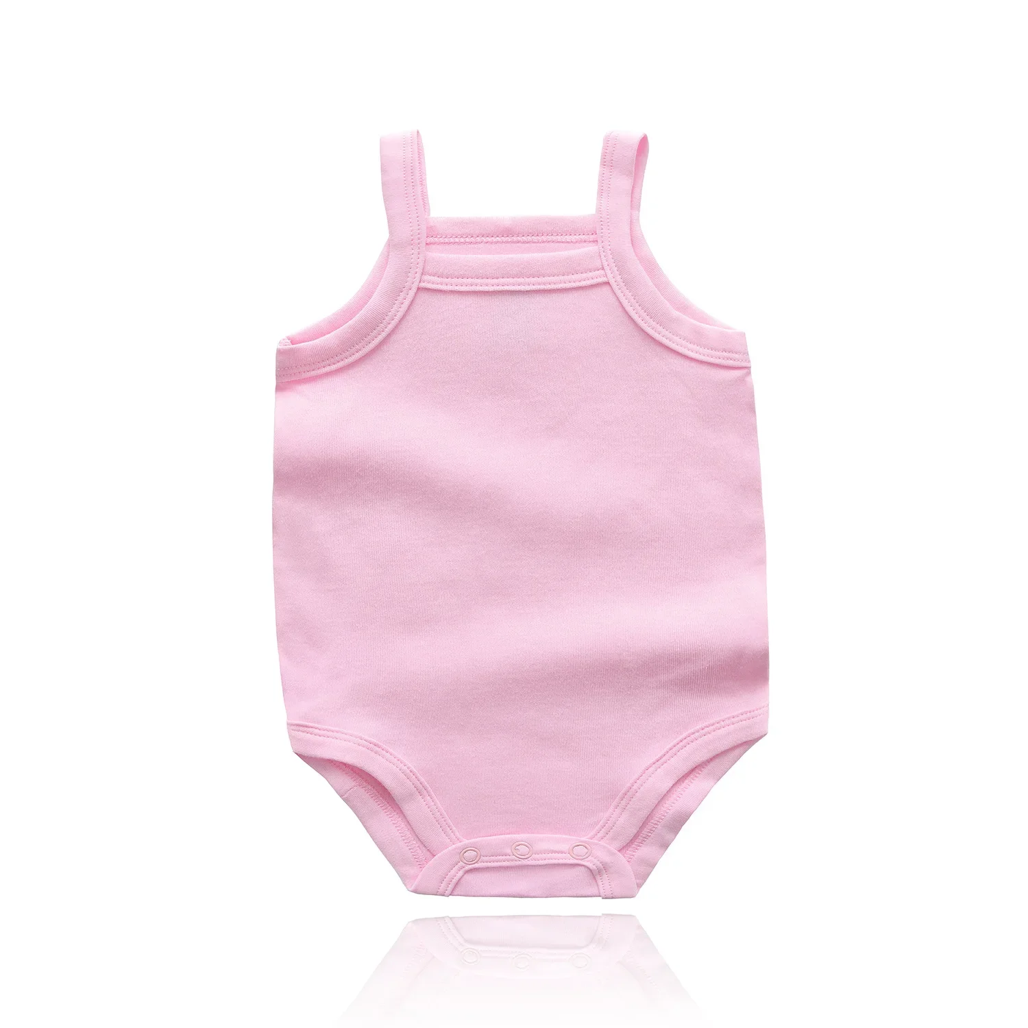 3PCS/Lot Newborn Baby Girls Clothes Boy Rompers Vest Jumpsuit Bodysuits 0-48M Summer Pure Cotton Solid Color Soft Roupas de Bebe