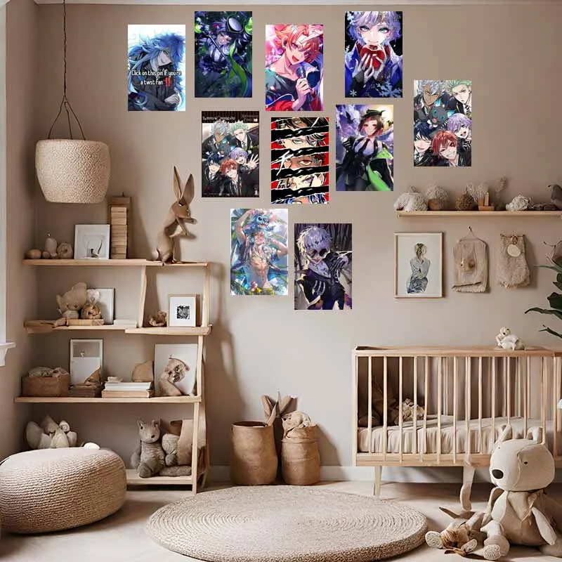 10/30 قطعة 4X6 ''أنيمي الملتوية العجائب الشكل صور بطاقات ديكور المنزل المشارك الكرتون جدار الكولاج عدة غرفة الديكور جدارية