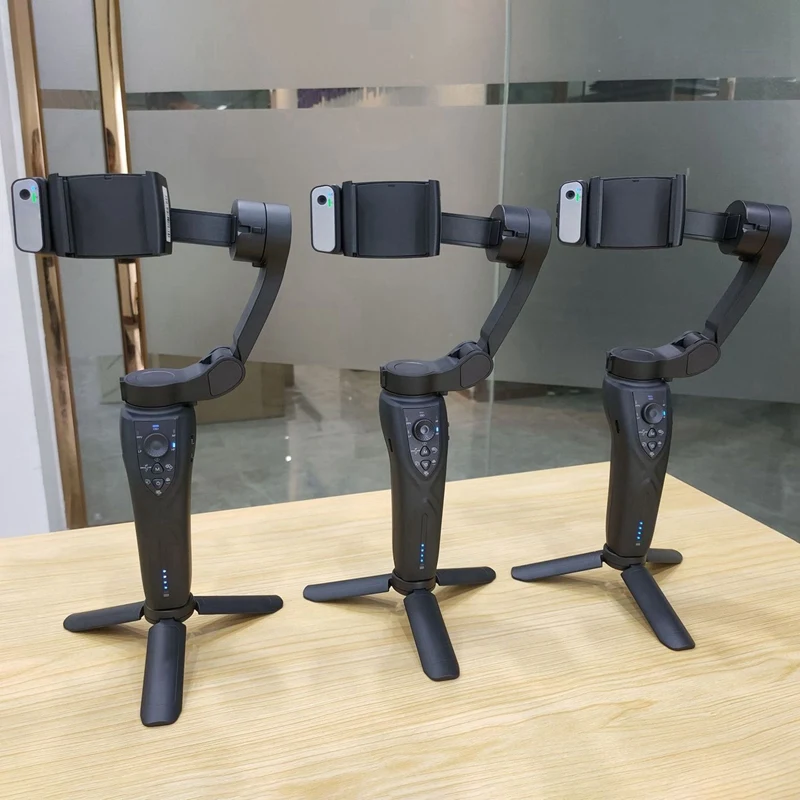 F12 cardán de mano de 3 ejes, estabilizador para teléfono inteligente, palo de Selfie para teléfono, Vlog, grabación de Video antivibración
