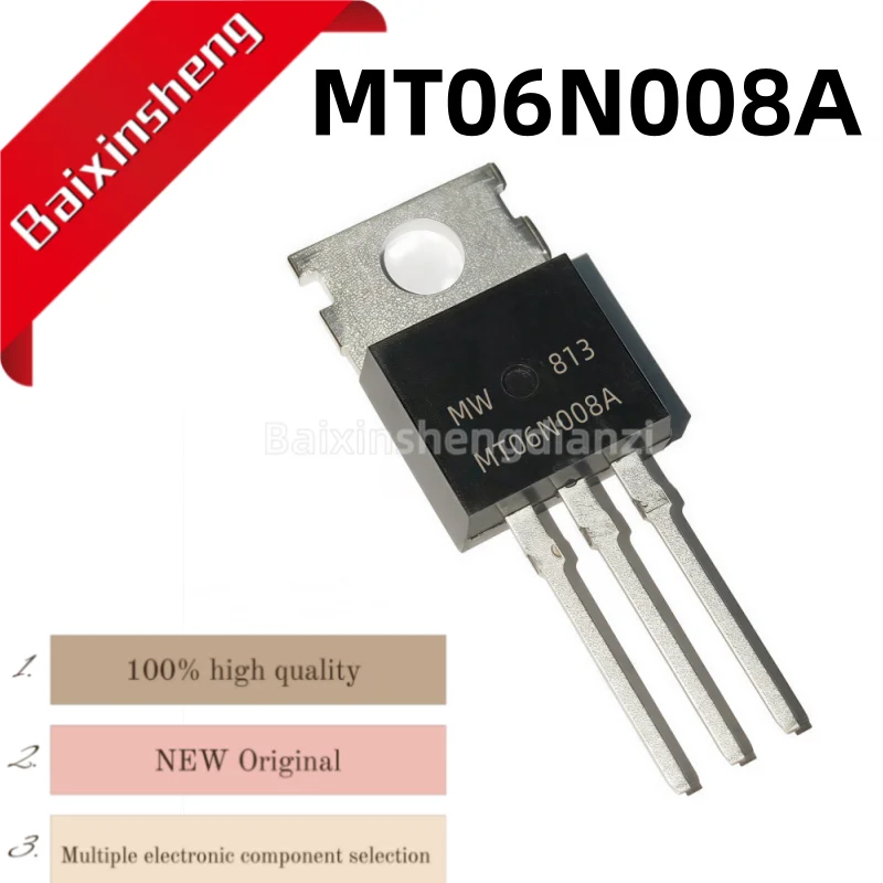

10 pieces, MT06N008A, MT06N008, 06N008A, 06N008, TO-220, 90A/60V N-channel field-effect transistors, brand new in stock