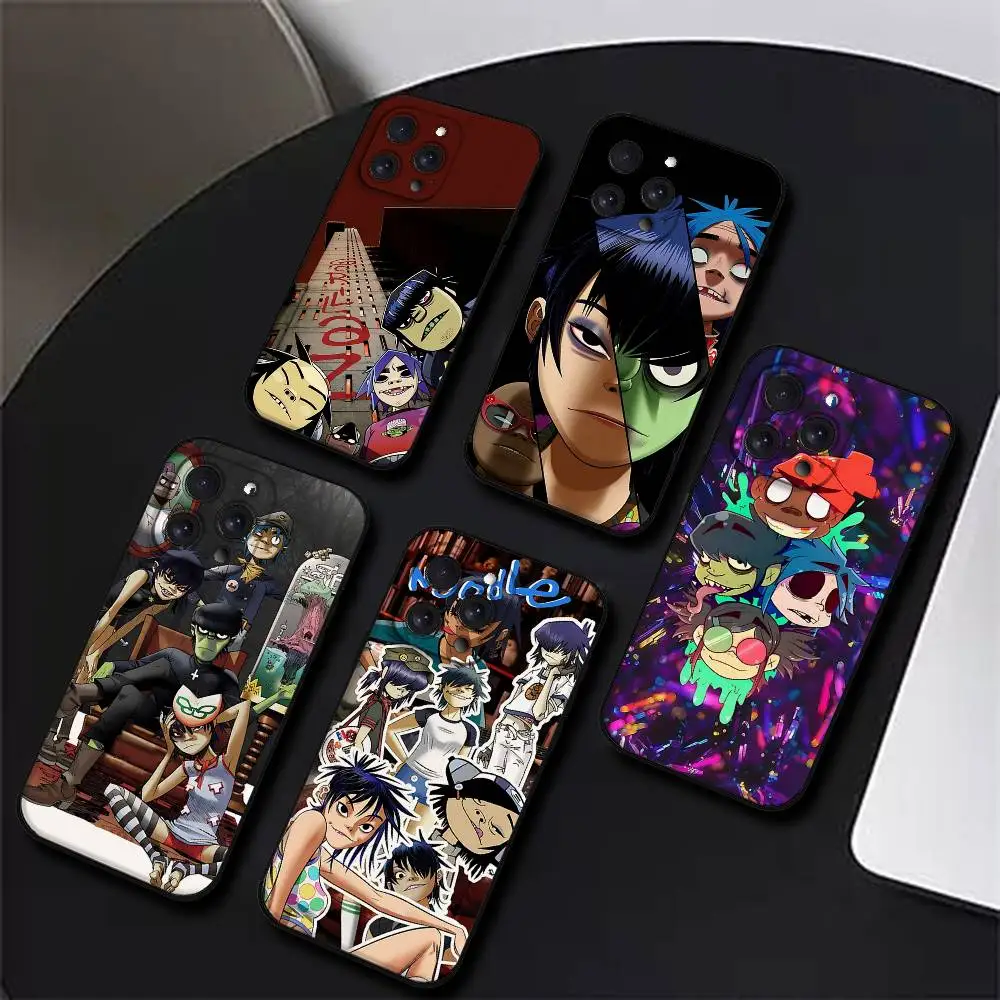 

Fashion Rocks G-Gorillaz-s Phone Case Soft TPU Skin-Friendly Phone Case For IPhone 17/16/15/14/13/12/11 Series: PRO, MAX, PLUS ,