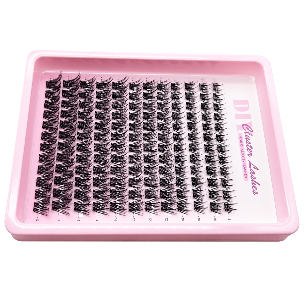 HBZGTLAD 12 Reihen Fairy Eyelash Ball Manga Wimpernbüschel 8-16mm Dynamische Wimpernverlängerung Natürliches Aussehen C-Curl Personal – Detail 4