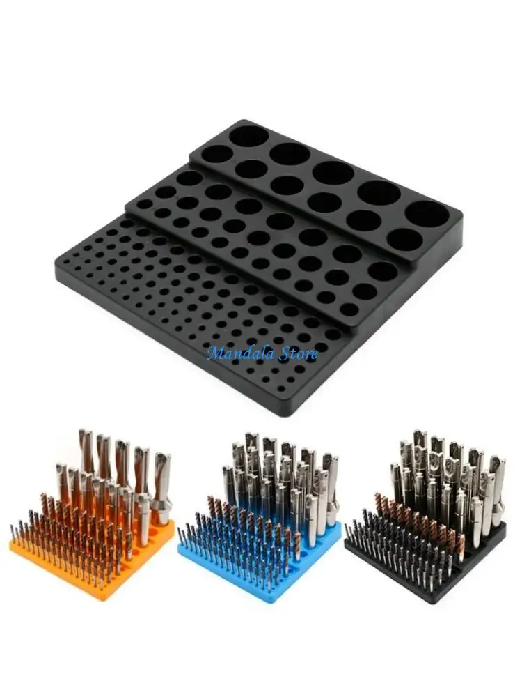 U2JC Bit Holder Organizers Drill Bit Storage Milling Cutter Drill Holder for 4-32mm Milling Cutter Drill Bit Organizers