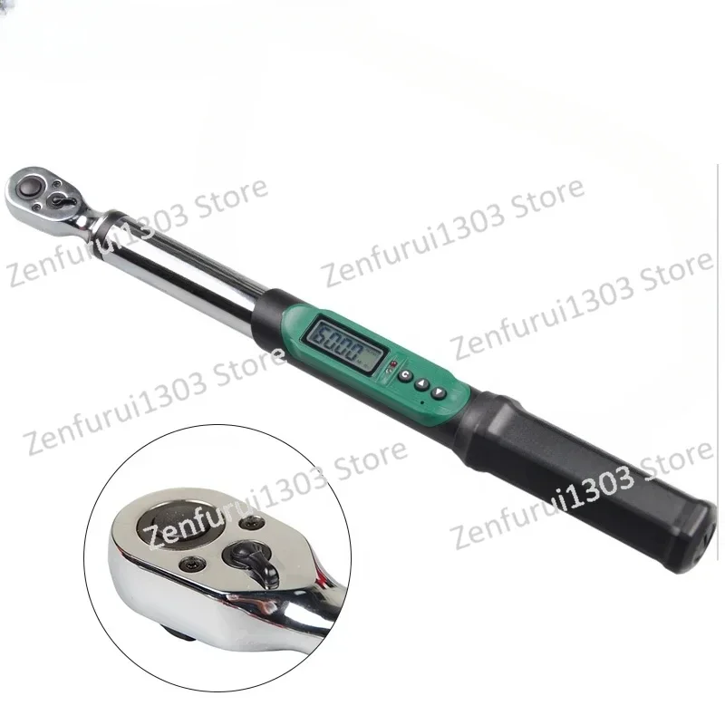 Reversible Quick Release Ratchet Head 1/2 Inch 410Nm WIZTANK Adjustable Torque Wrench Digital