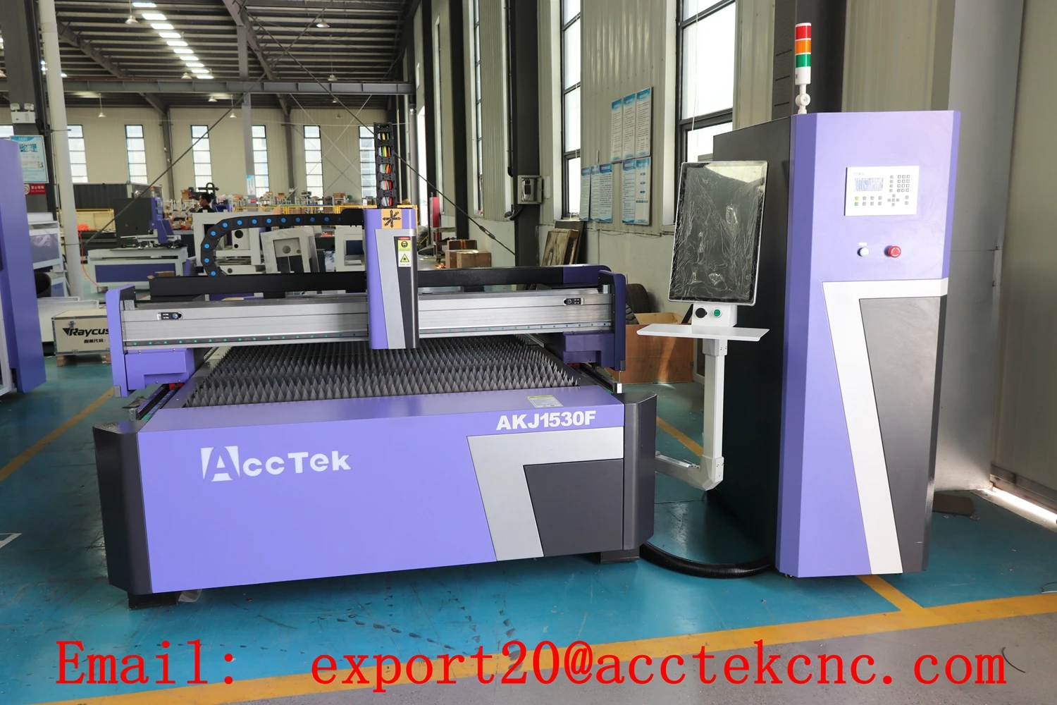 AccTek Factory1530FR SS Carbon Steel Iron Fiber Laser Cutter Metal Tube and Plate Fiber Laser Cutting Machine with Rotary Device