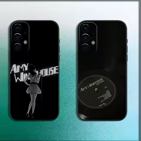 Singer Amy W-Winehouse Phone Case For Samsung Galaxy A13,A21s,A22,A31,A32,A52,A53,A71,A80,A91 Soft Black Cover