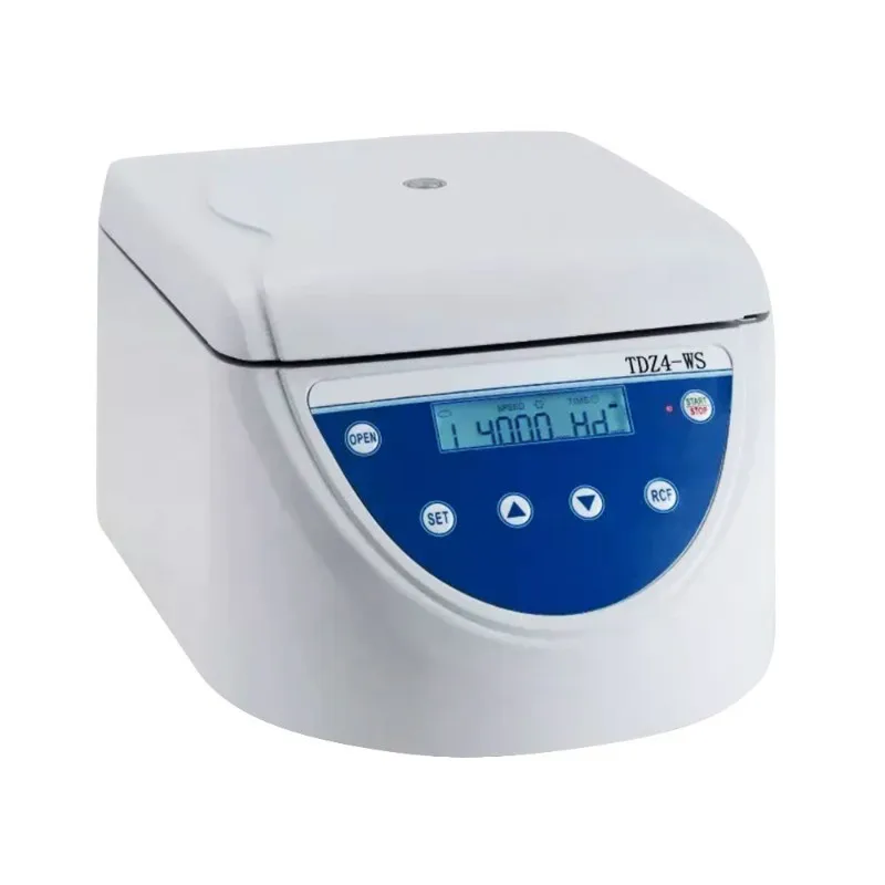 Low Speed Lab PRP Centrifuge Machine 4x50ml 18x10ml Angle Rotor 12x20ml Blood Bank Touch Screen Centrifuga TDZ4-WS