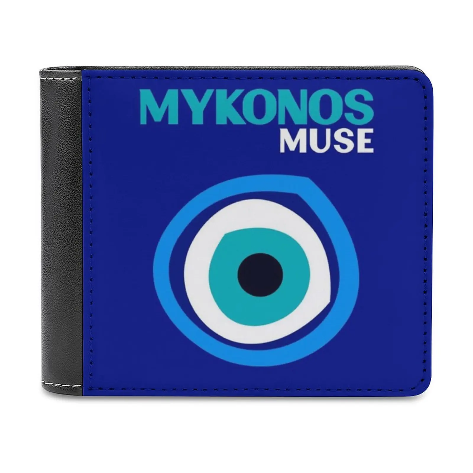 

Mykonos Muse Leather Wallet Men's Wallet Purse Money Clips Mykonos Mykonos Muse Preppy Matisse Danish Pastel Travel Preppy