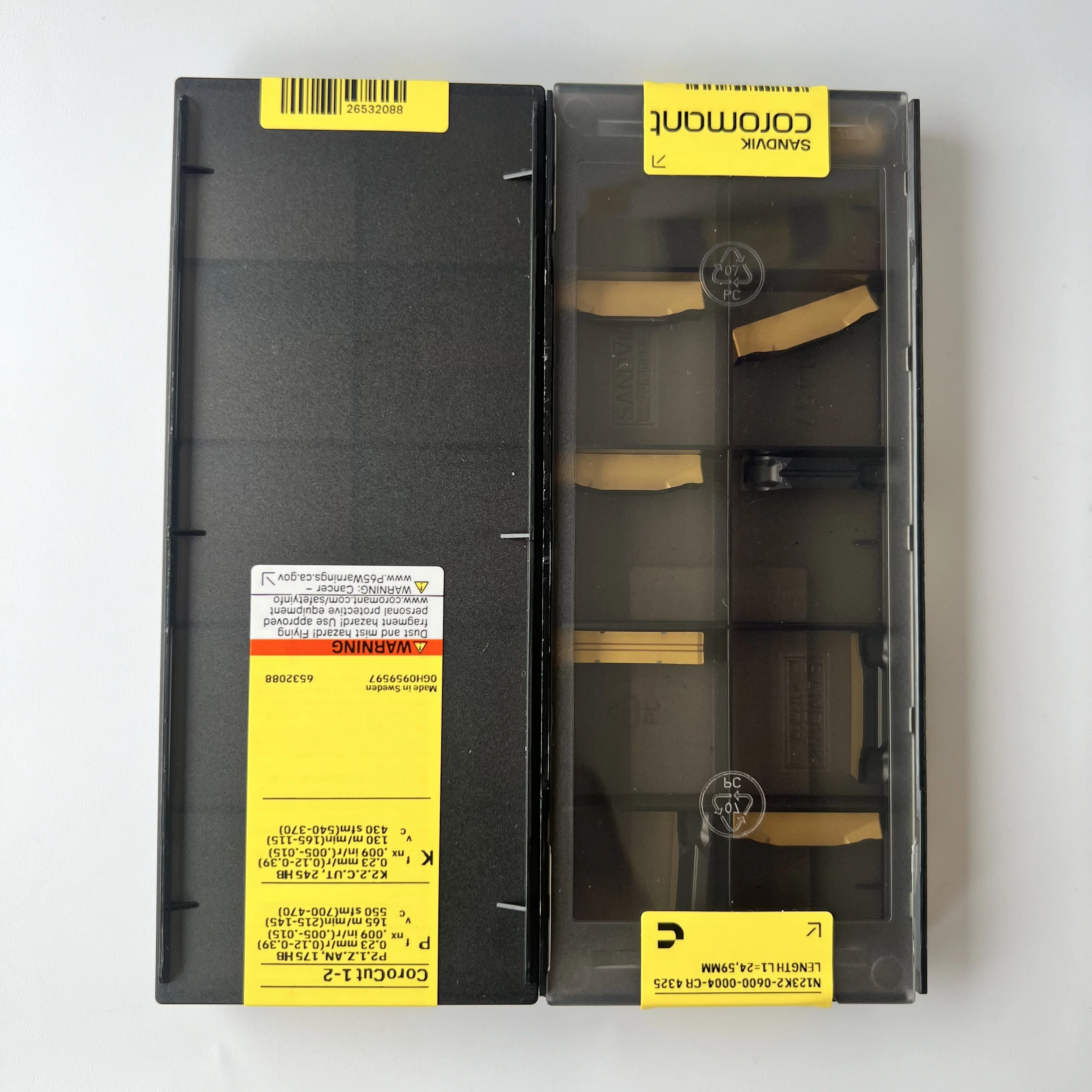 

N123K2-0600-0004-CR 4325 / Original product CNC cemented carbide blade 10 Pcs
