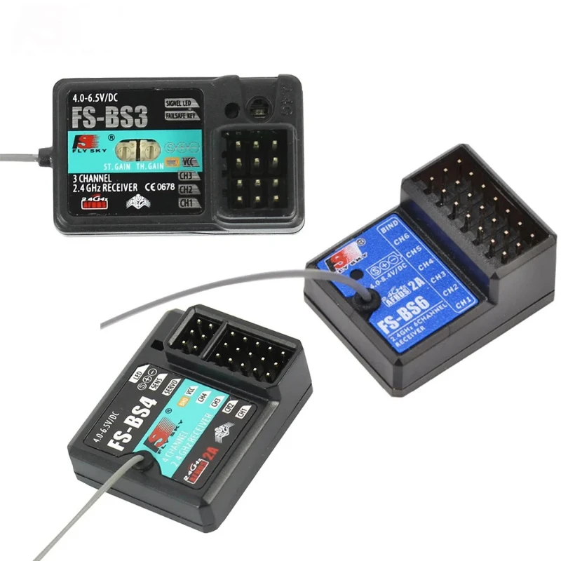 FS-BS6/FS-BS3/FS-BS4 Receiver With Gyro For Flysky FS-IT4S/ FS-GT5 Remote Control