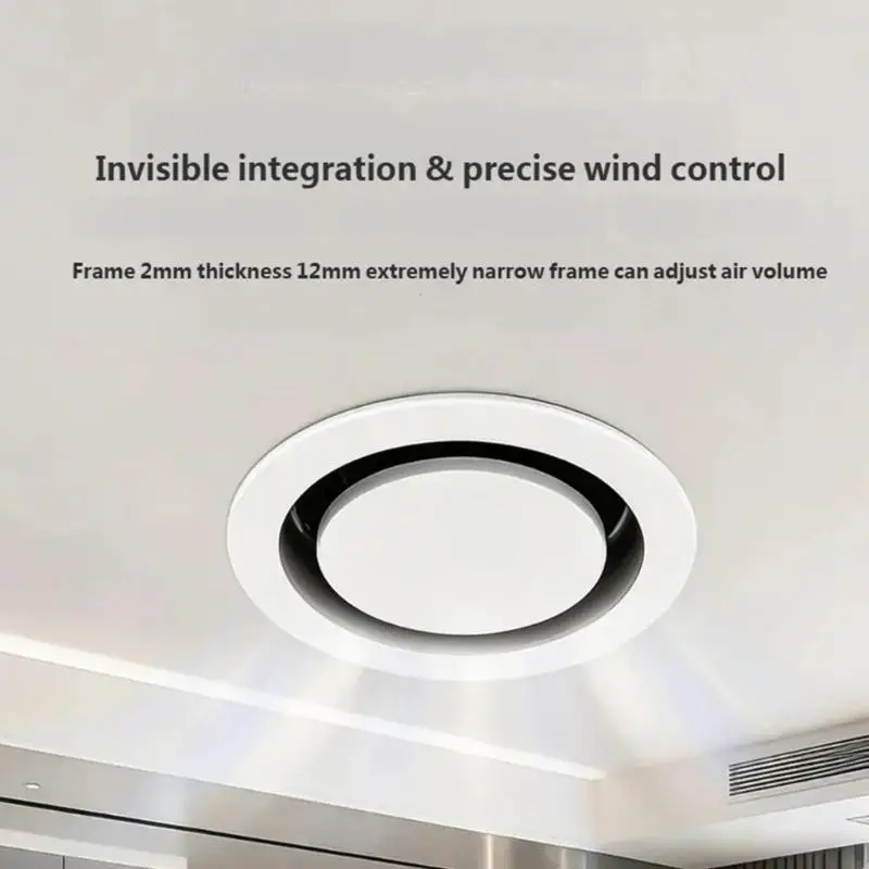 Plastic Exhaust Hood Round Diffuser Ducting Ventilation Cover Enduring