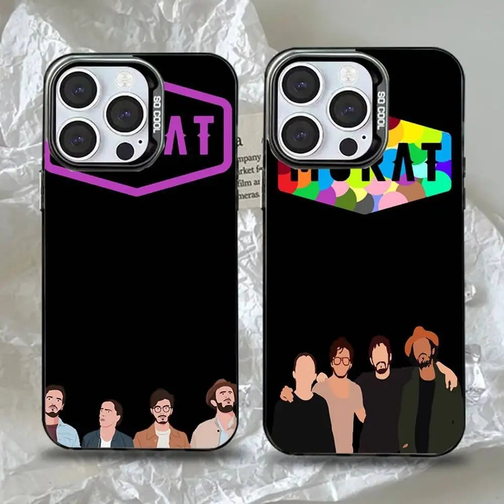 

Morat Band Phone Case For iPhone 16,15,14,13,12,11,Pro,Max,Plus,Mini,XS,SE Anti Fall Black Matte Hard Bumper