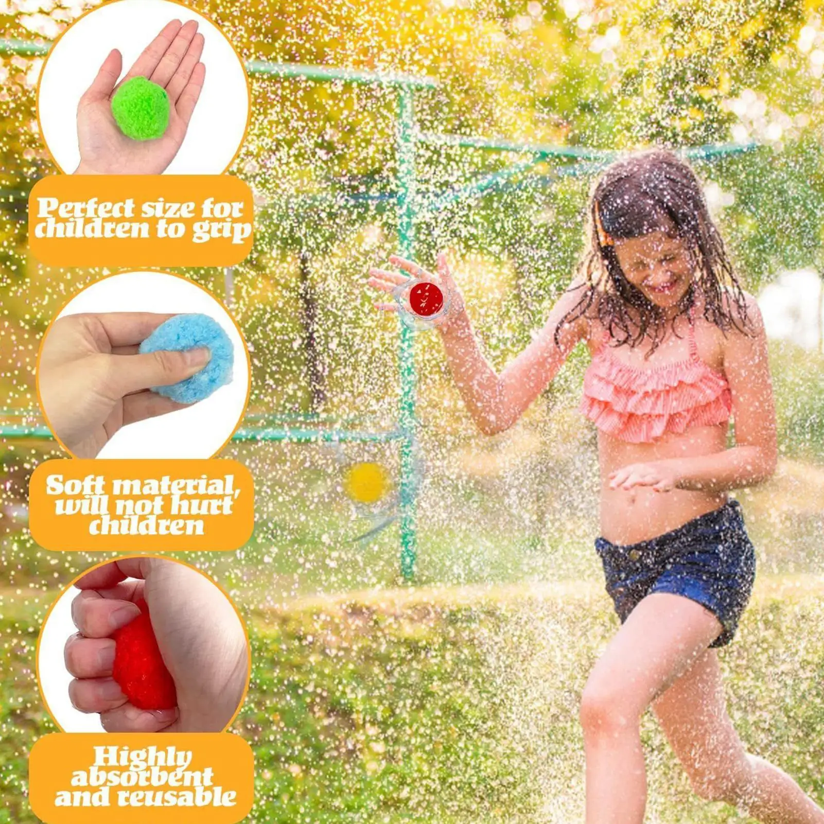 Reusable Water Balloon Reusable Water Balloons For Outdoor Toys Soft Multicolor Beach Toys For Children Adults Family Outdoor
