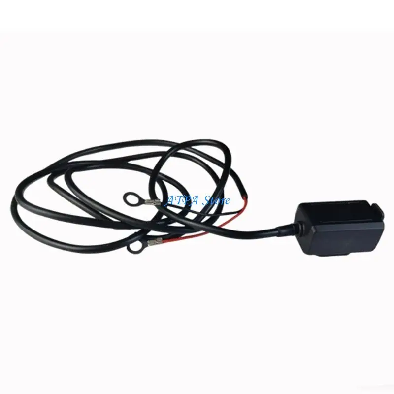 U13C Shockproof Motorcycle Handlebar Chargers 12/24V Fast Charging Waterproof Cover Supports Various Smartphones