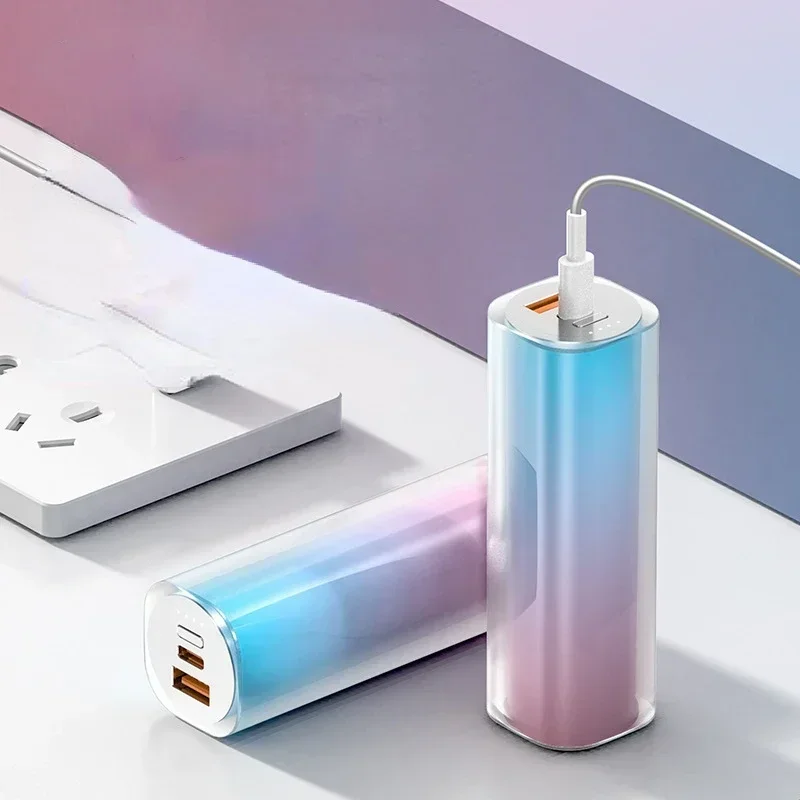 

New Mini Lipstick Power Bank 30000 MAh 22.5W Fast Charging Charger External Battery for iPhone Xiaomi Samsung