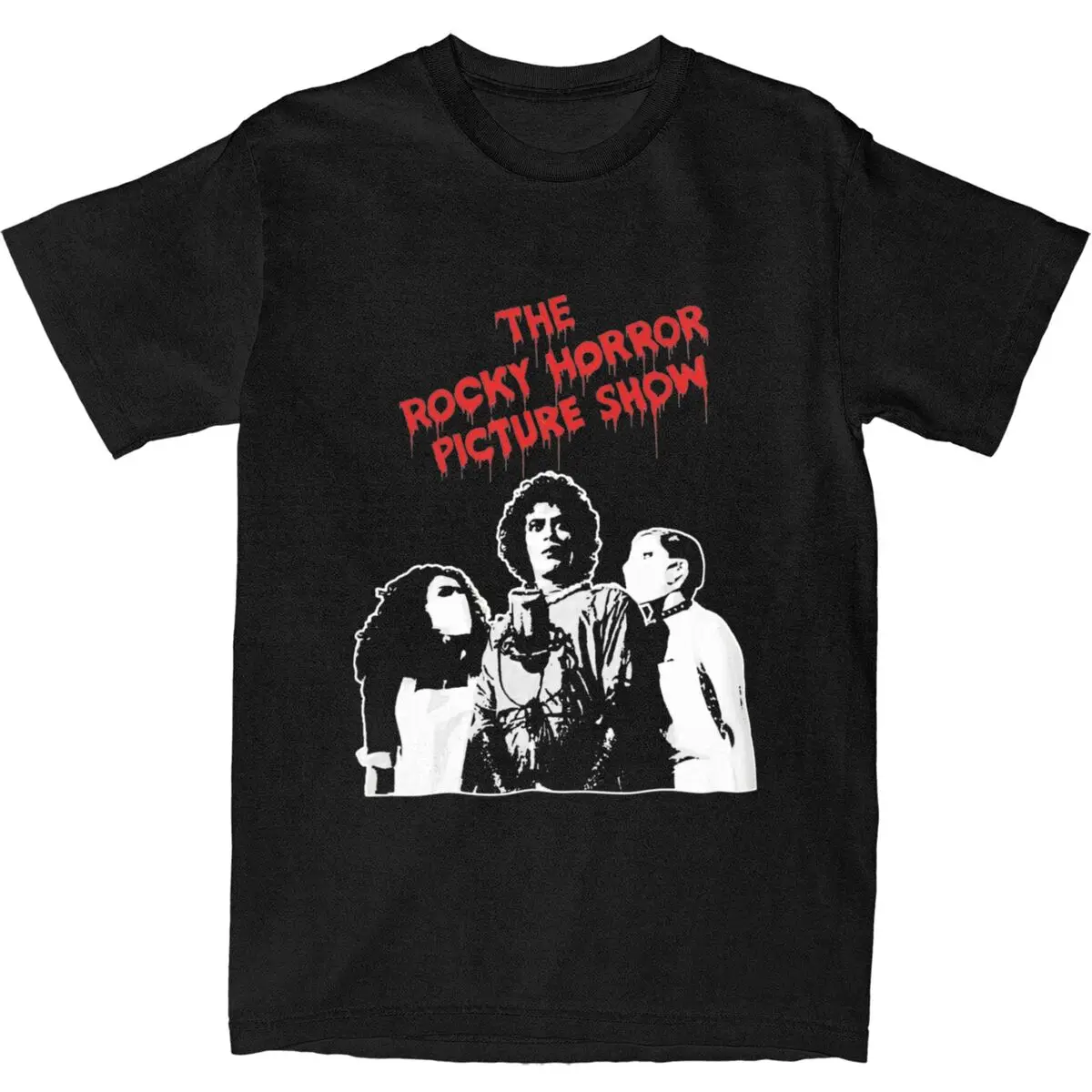 Men's T-Shirt The Rocky Horror Picture Show Frank N Furter T Shirts Fashion Summer Tee Shirt Vintage Cotton Clothes Gift Idea