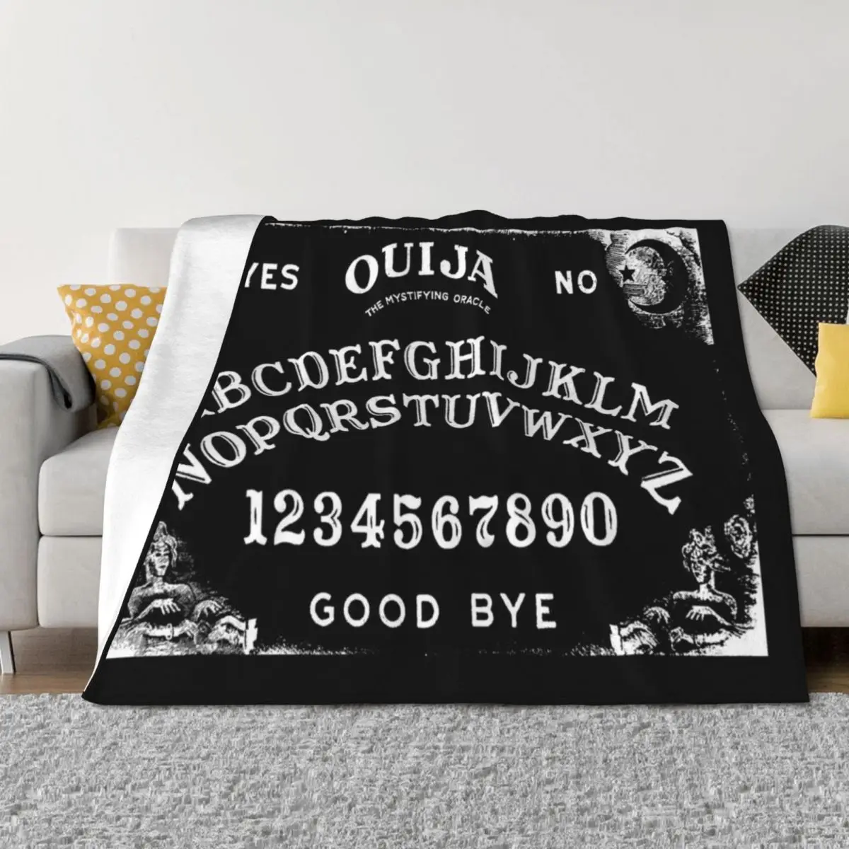 

Ouija board (2) Throw Blanket For Decorative Sofa Softest Plaid on the sofa Blankets Sofas Of Decoration Blankets