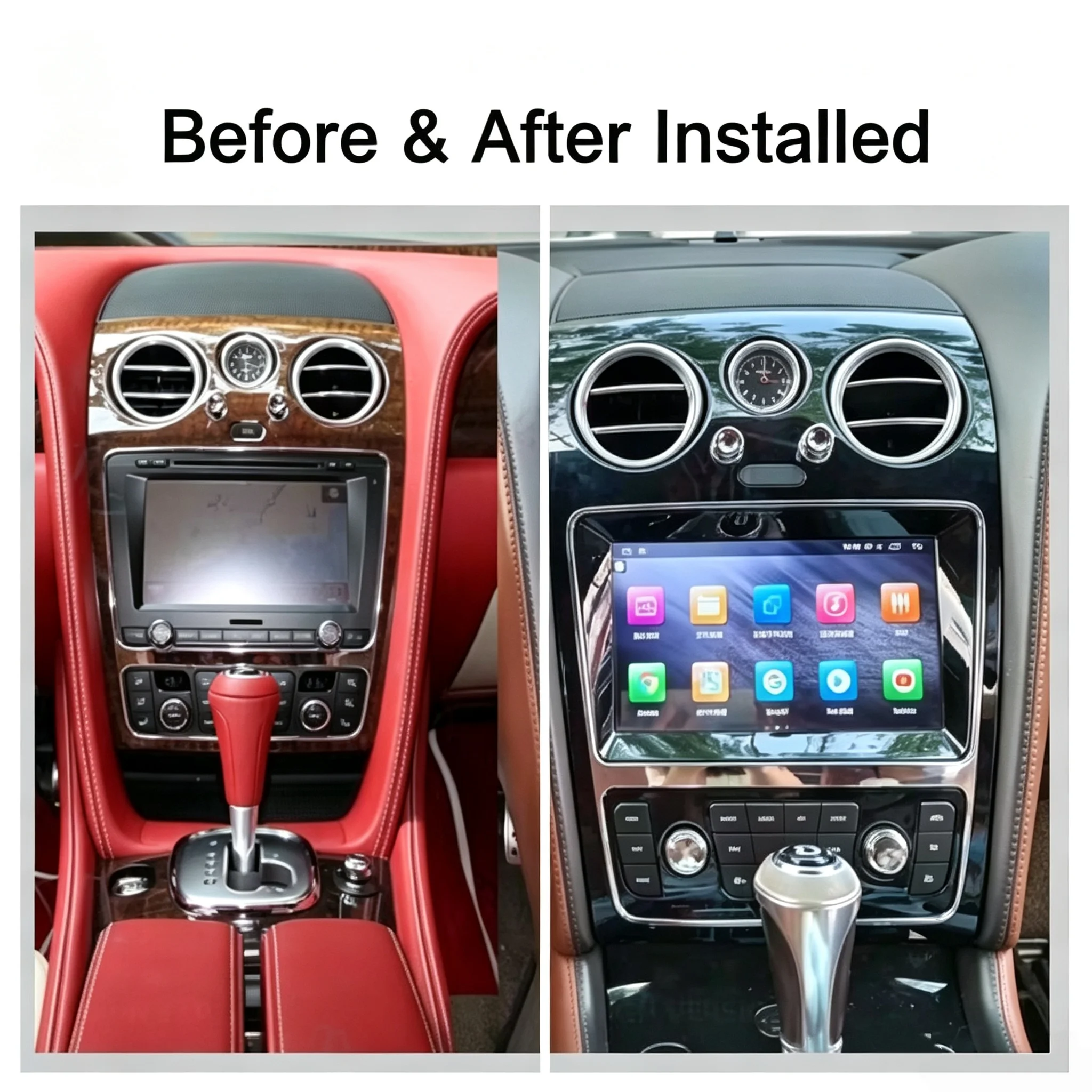 E Multimedia Android 14 Video For Bentley Continental GT/Flying Spur 2005-2019 GPS Car Radio 4G Bluetooth 5.0 Head Unit DiGital