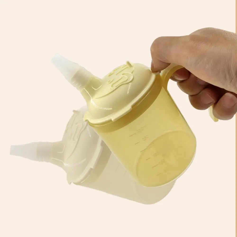 High Quality With Straw Dysphagia Cup with Handle 300ml Spill Proof Cup Portable Food Grade Anti Choking Cup Home Care