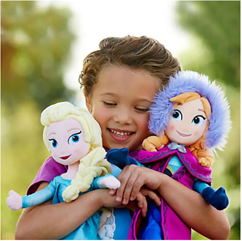 

40/50CM Frozen Anna Elsa Dolls Snow Queen Princess Anna Elsa Doll Toys Stuffed Frozen Plush Kids Toys Birthday Christmas Gift