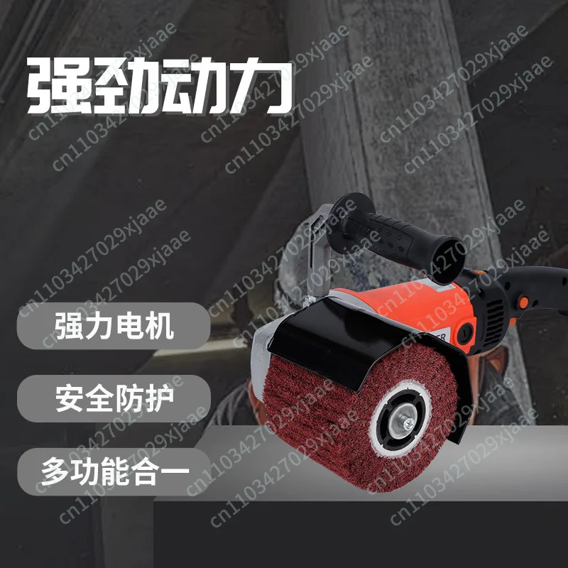 Speed regulating grinder Stainless steel wire drawing machine Metal wire drawing