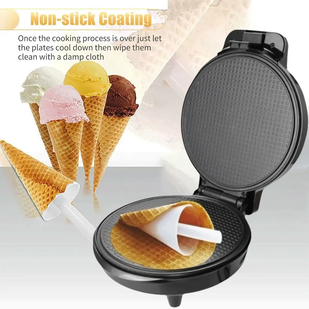 Non-stick Ice Cream Cone Machine Egg Roll Machine Ice Cream Cone Maker Egg Roll Maker European Standard Easy Clean
