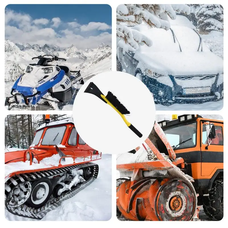 Portable Car Windshield Mini Ice Scraper Flexible Detachable And Paint Friendly Snow remover Shovels Auto Winter Accessories